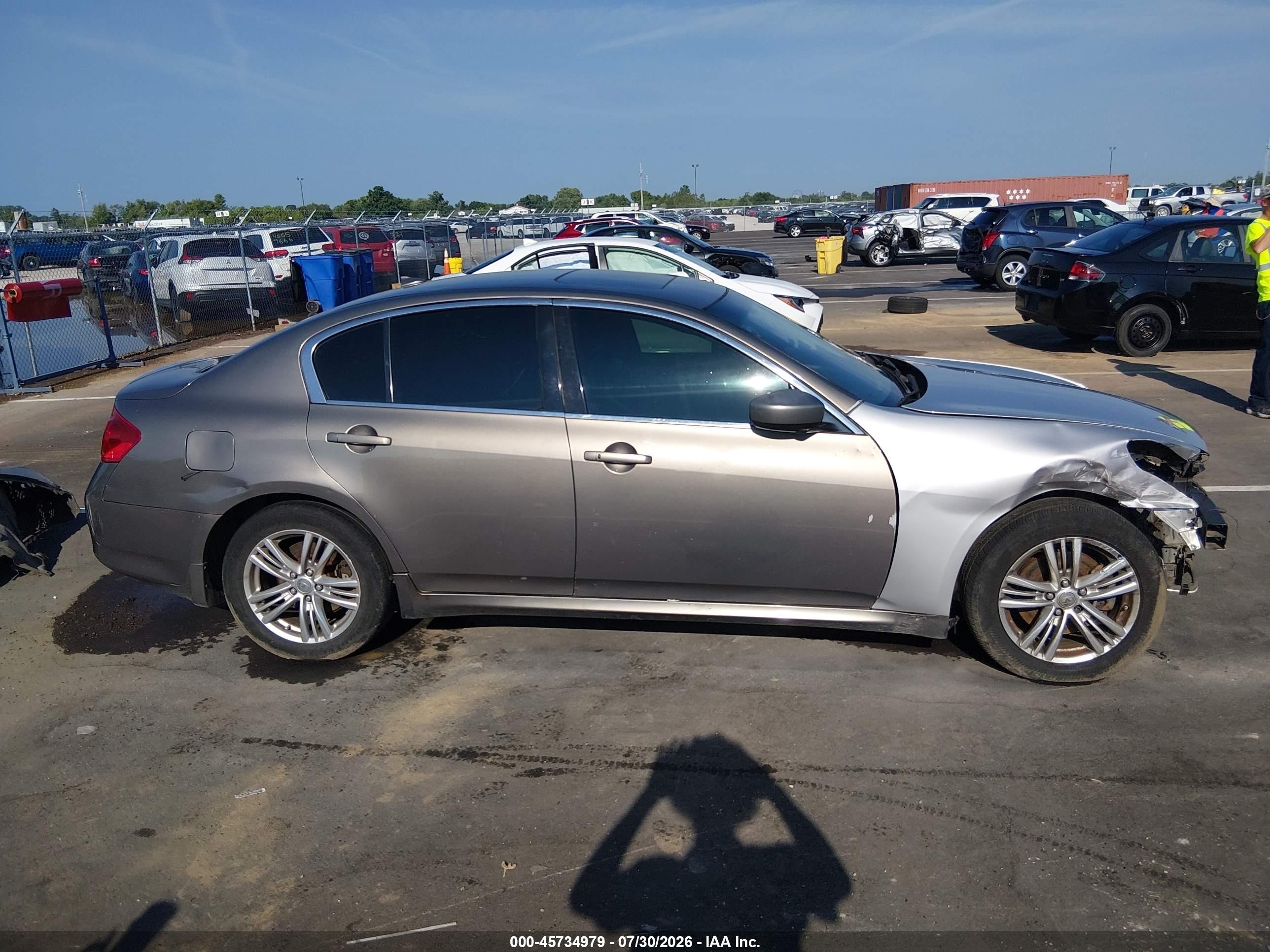 2012 Infiniti G37x   Gold vin: jn1cv6ar3cm679809