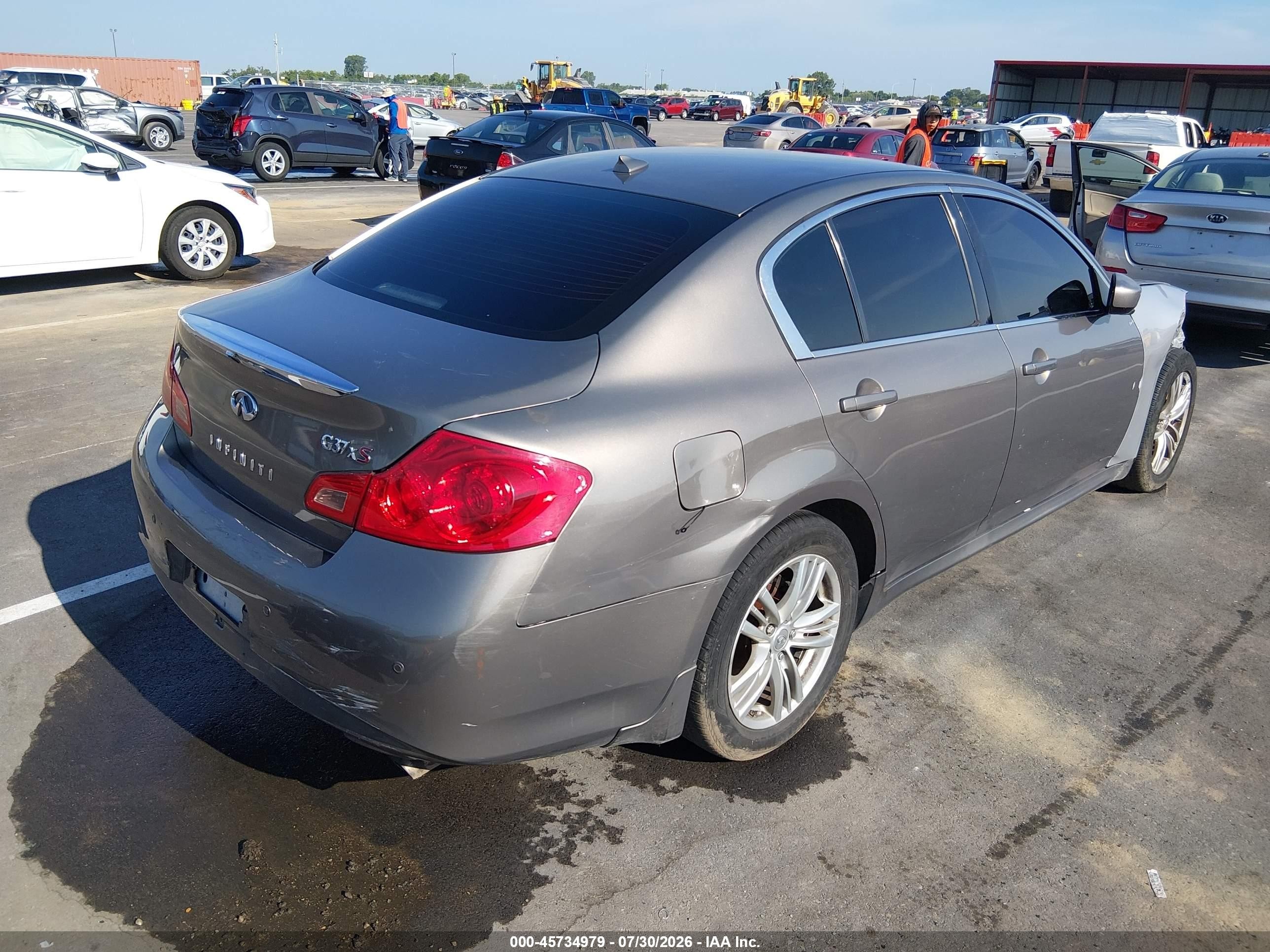 2012 Infiniti G37x   Gold vin: jn1cv6ar3cm679809