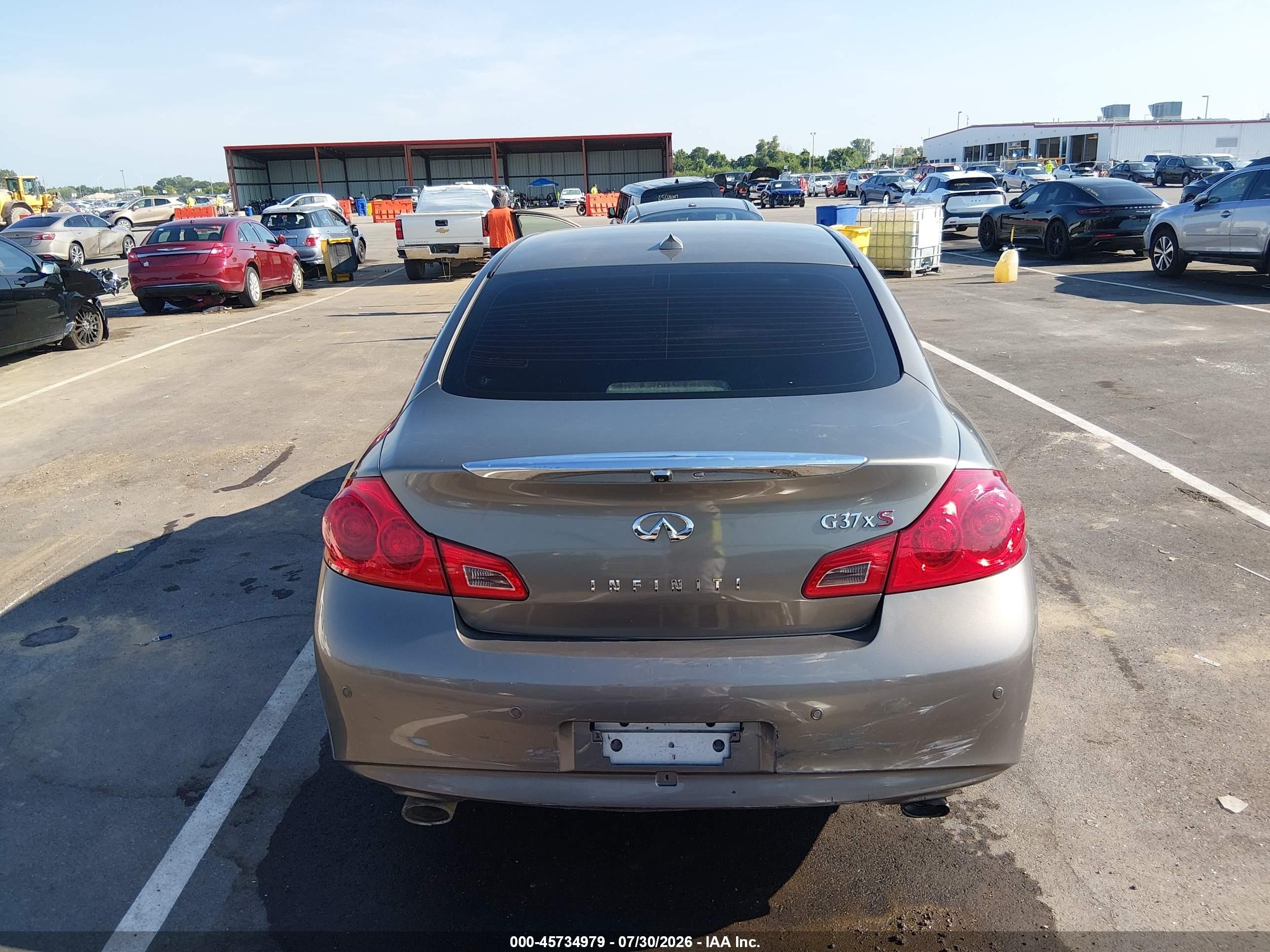2012 Infiniti G37x   Gold vin: jn1cv6ar3cm679809