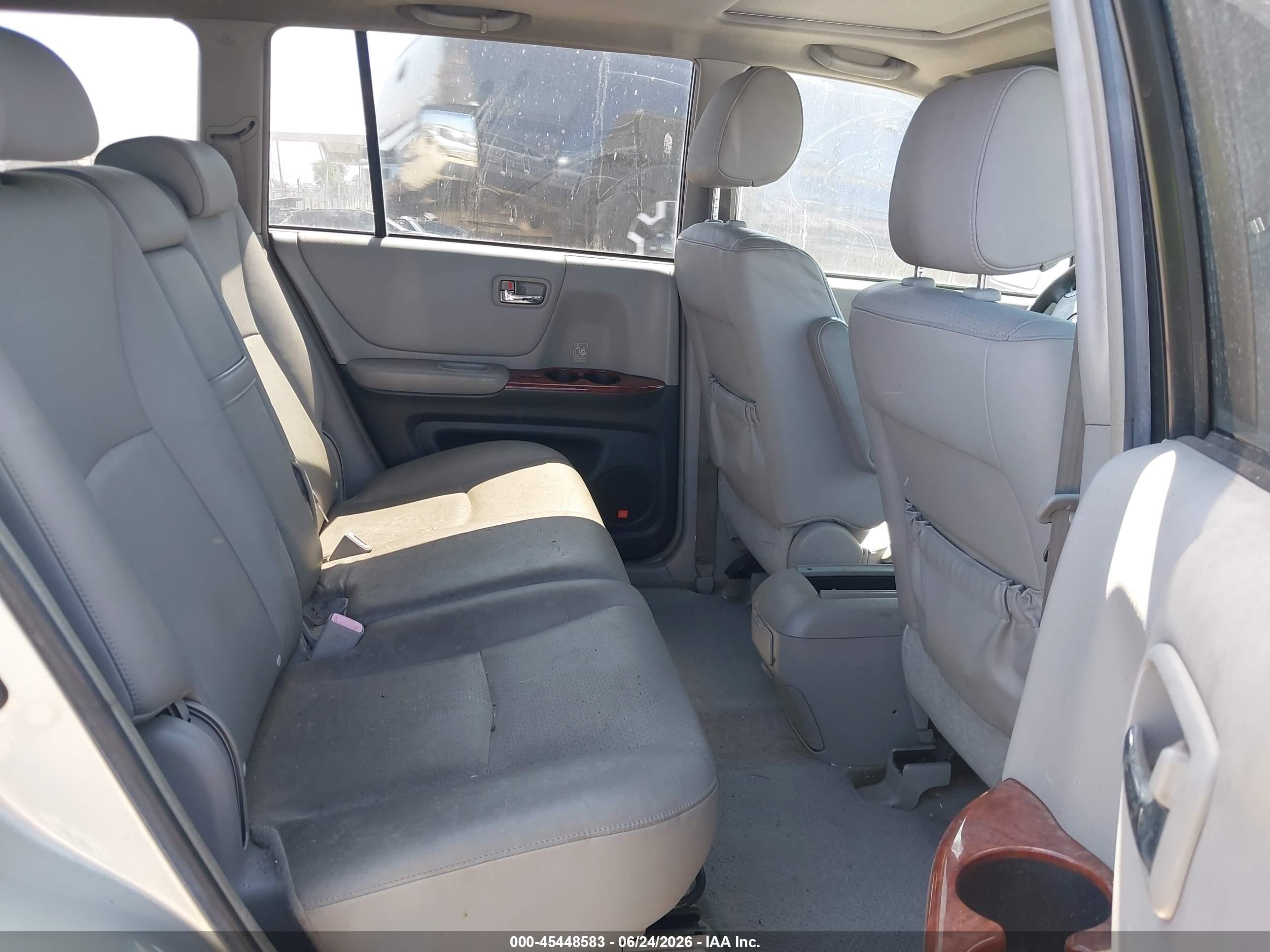 2005 Toyota Highlander Limited Silver vin: jtedp21a450075979